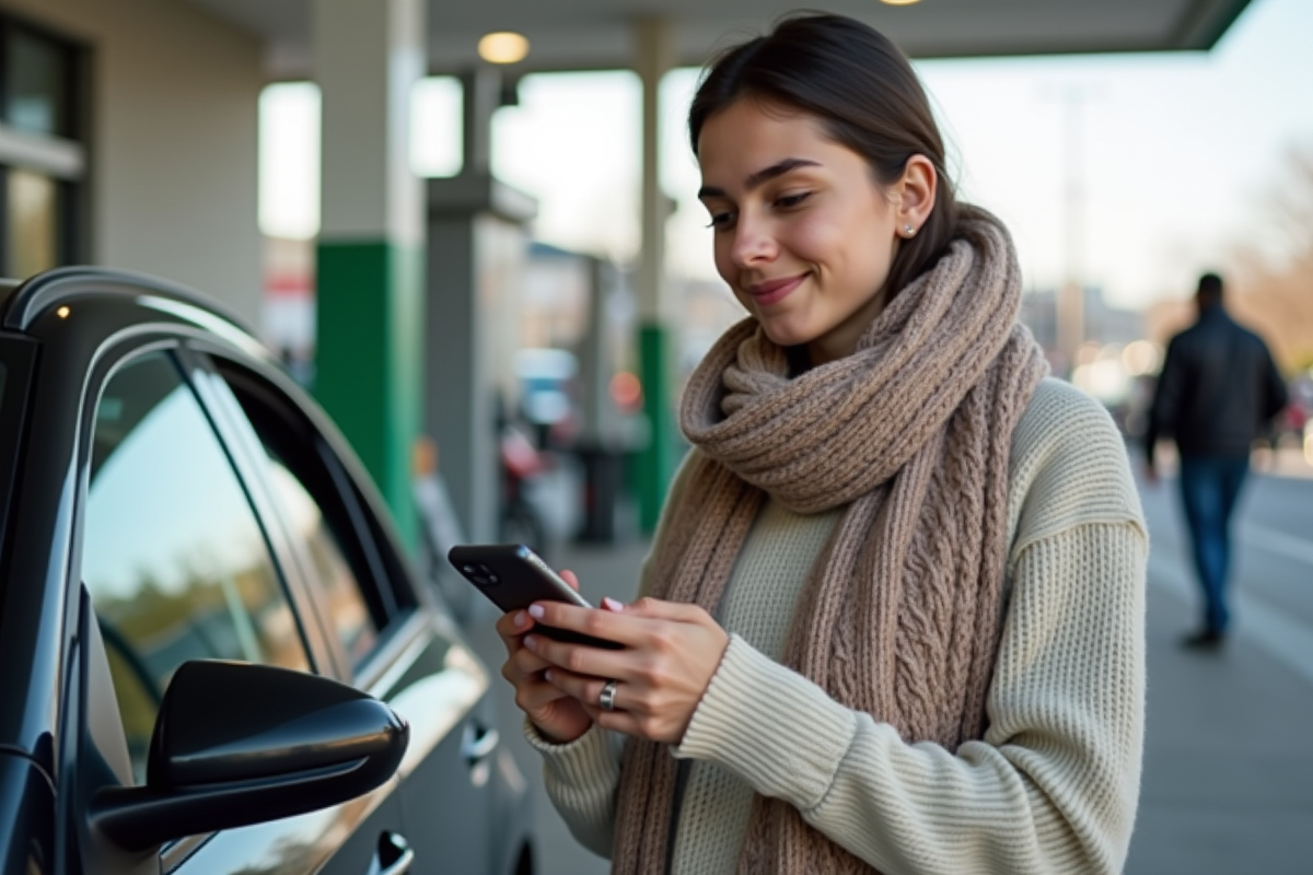 Jeune femme compare devis d